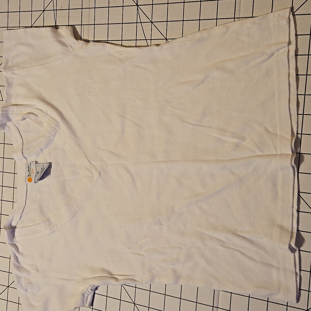 White Tshirt Medium: C